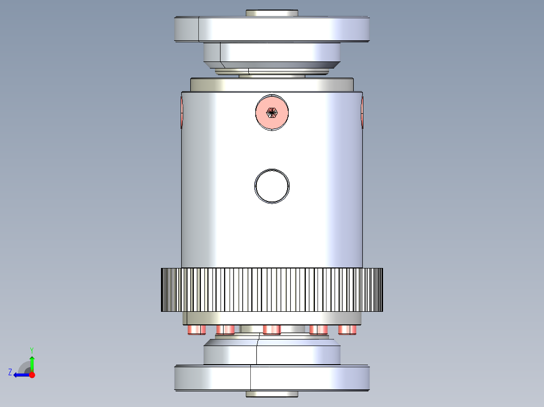 差速器3D模型右视图