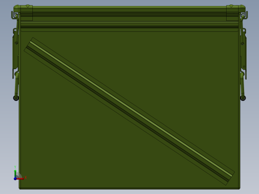 solidworks 大容量弹箱设计前视缩略图