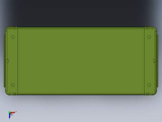 solidworks 大容量弹箱设计俯视缩略图