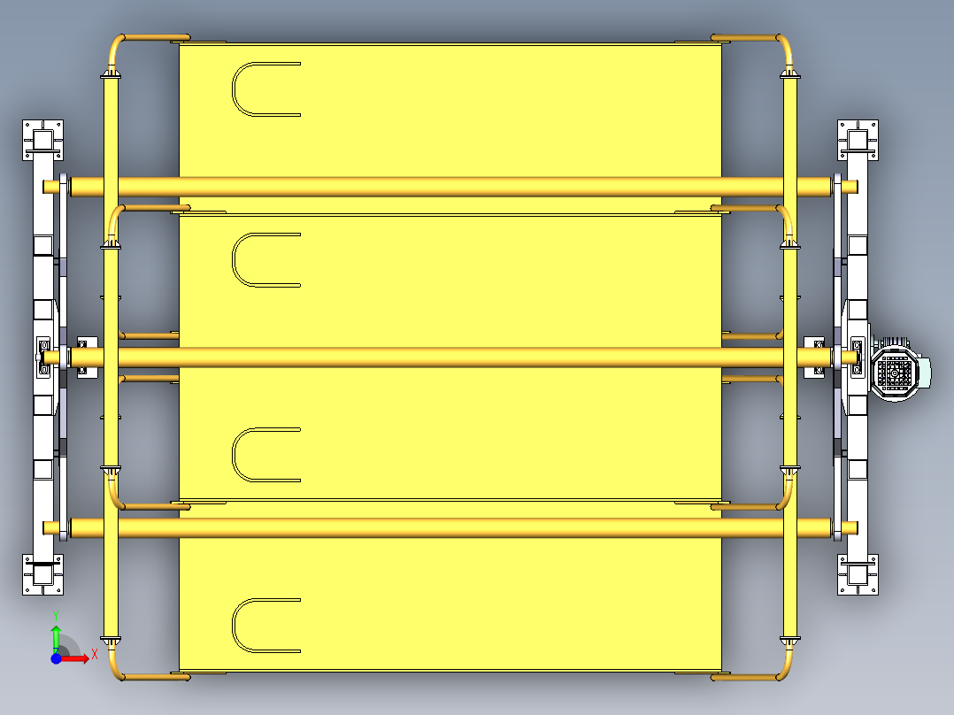 多级停车系统前视图