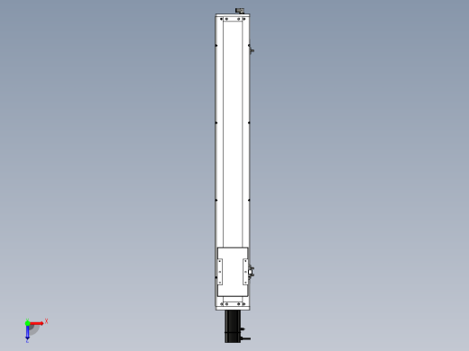 Toyo东佑达直线模组-ECH14-850-BC-200W+煞車俯视缩略图