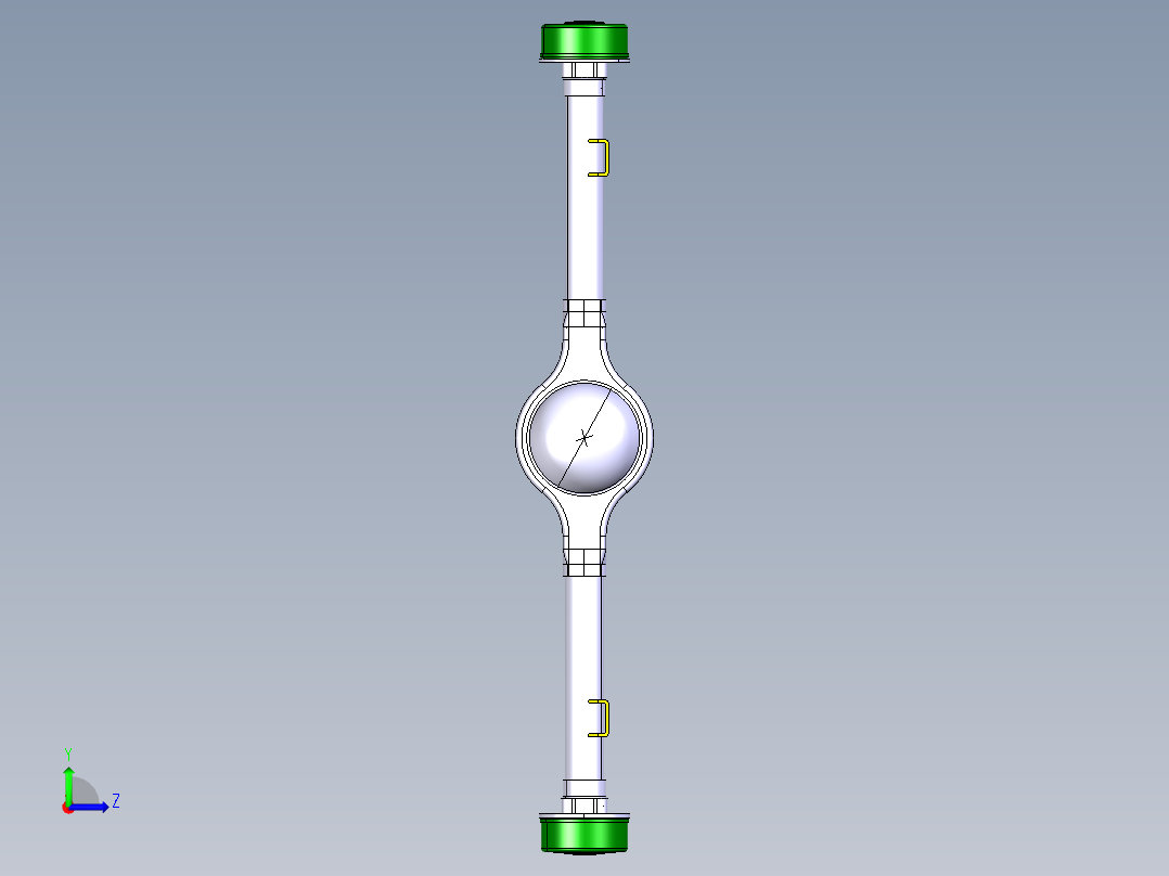 新能源电动车驱动桥设计【三维CATIA+CAD图纸+说明书】左视图