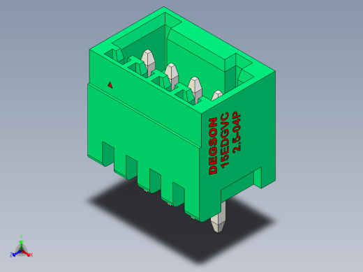 DEGSON 15EDG 系列 2.5mm 接线端子包-15EDGVC-2.5-04P-14-00AH