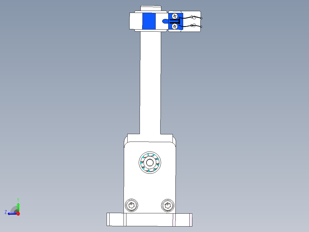 萼端传感器右视图