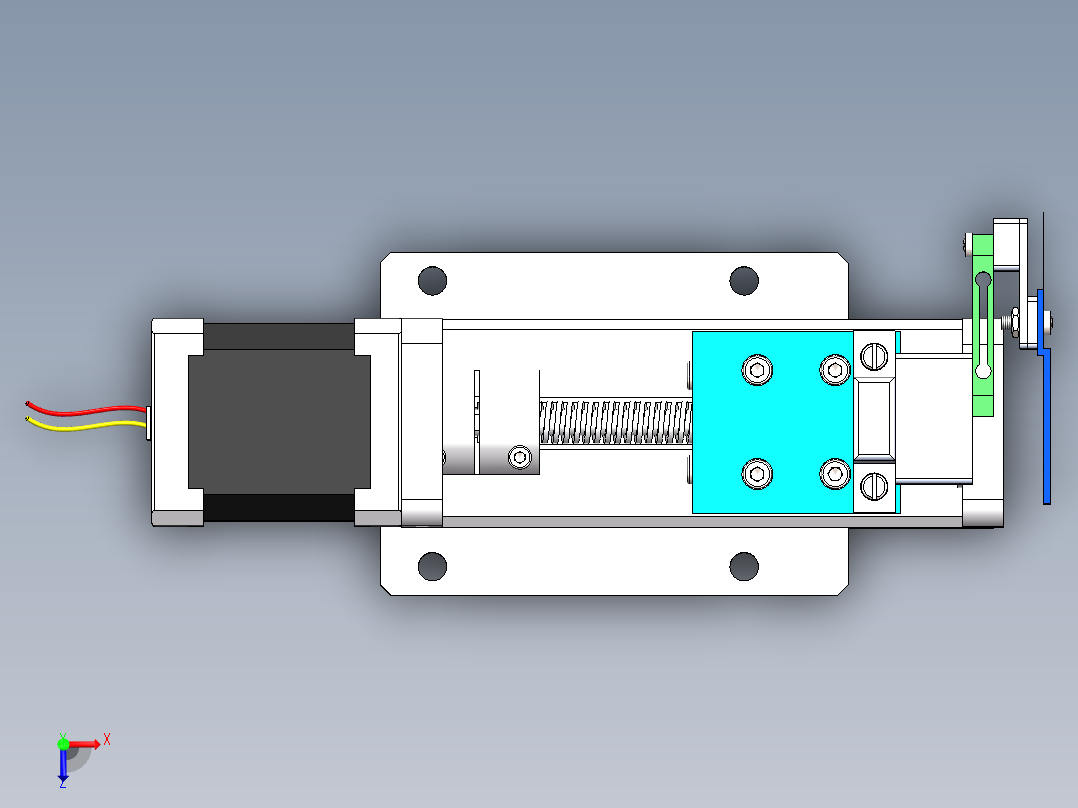 萼端传感器俯视图