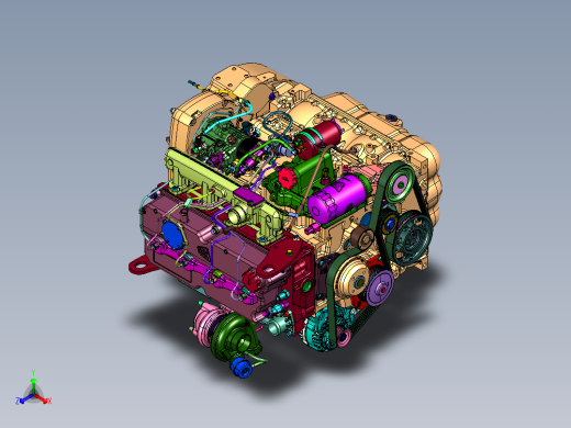 杰西博挖掘机444发动机