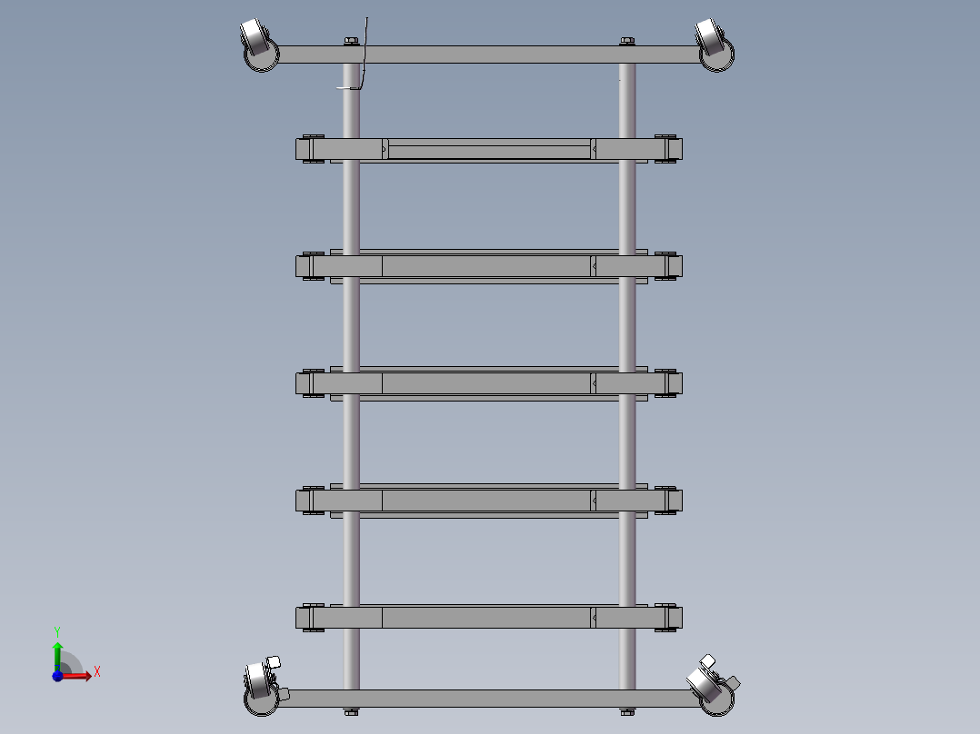电子车间小车前视图