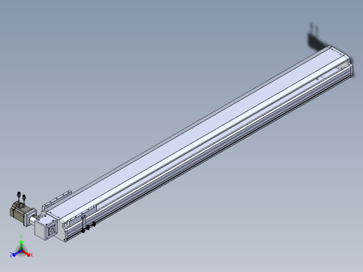 东锦同步带传动-直线滑台模组DH210B-L150-S1850-BL-P750W-C3