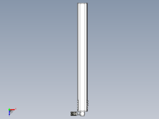 东锦同步带传动-直线滑台模组DH210B-L150-S1850-BL-P750W-C3俯视缩略图