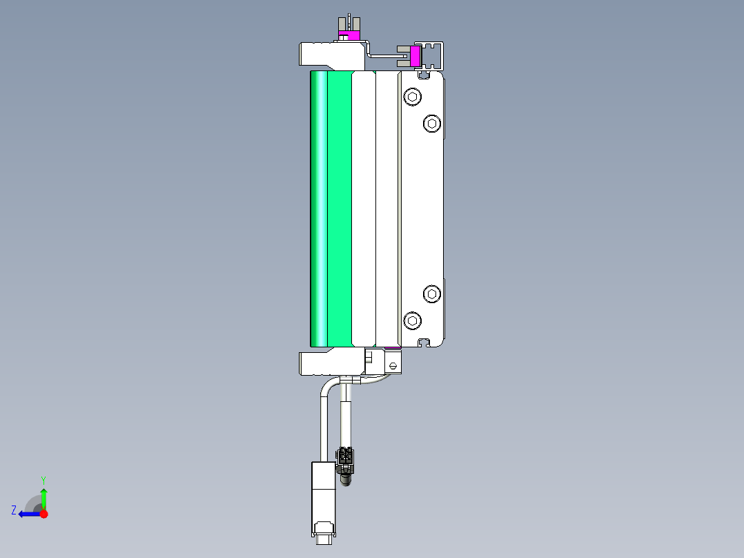 威洛博VL系列直线电机模组-2VL17E3-S3150右视图