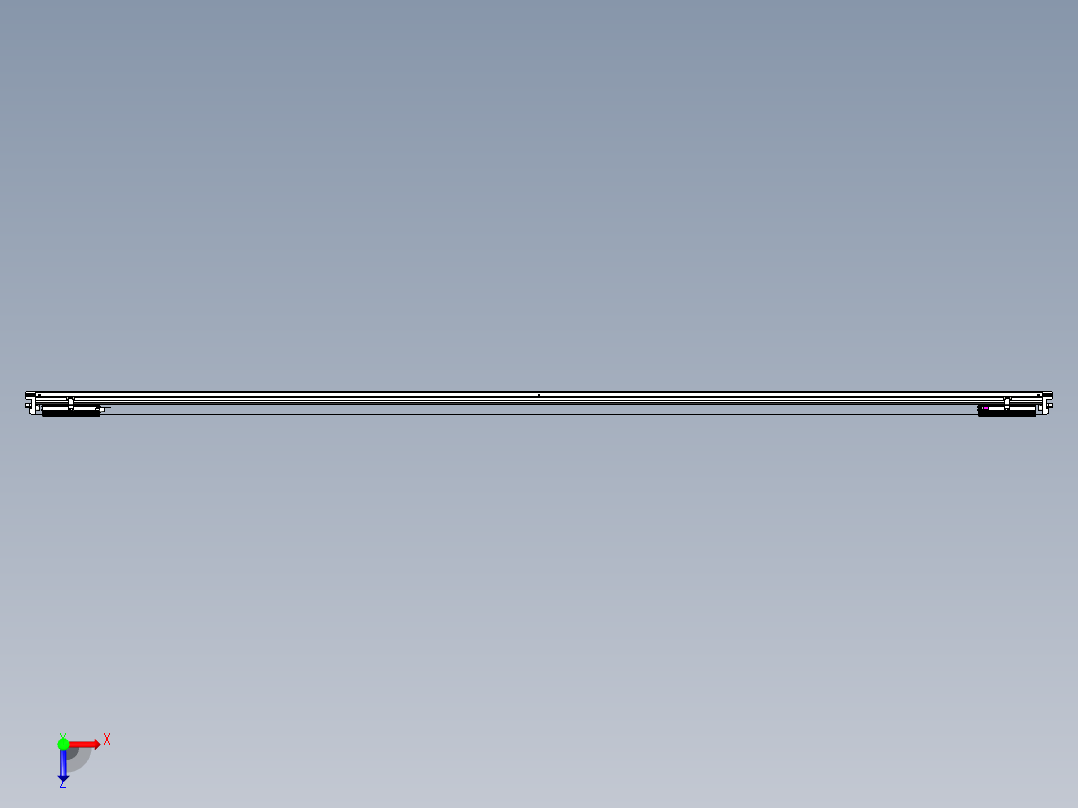 威洛博VL系列直线电机模组-2VL17E3-S3150俯视图