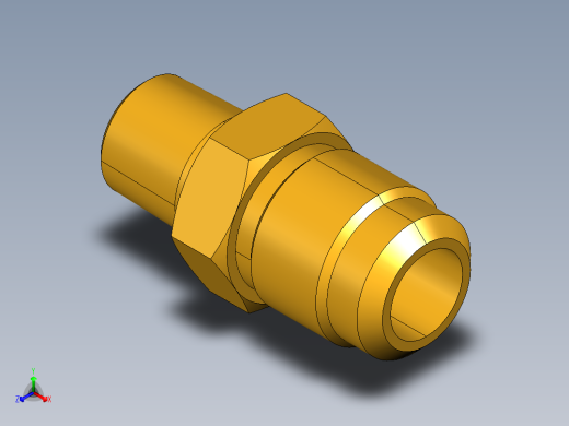 扩口式工业通用硬管接头Male Connector 48F-8-4主视缩略图