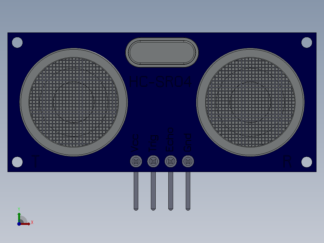 视觉传感器前视图
