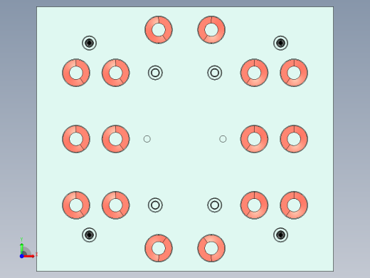 切边冲孔模架前视缩略图