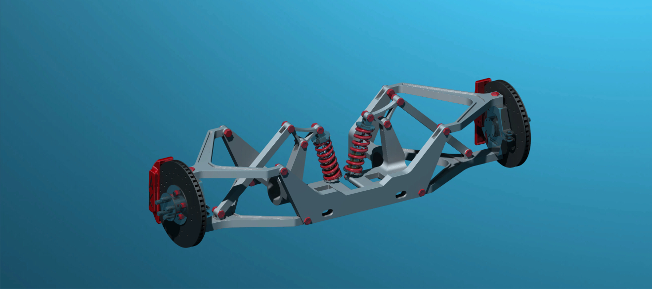 推杆悬架系统_双叉骨悬架