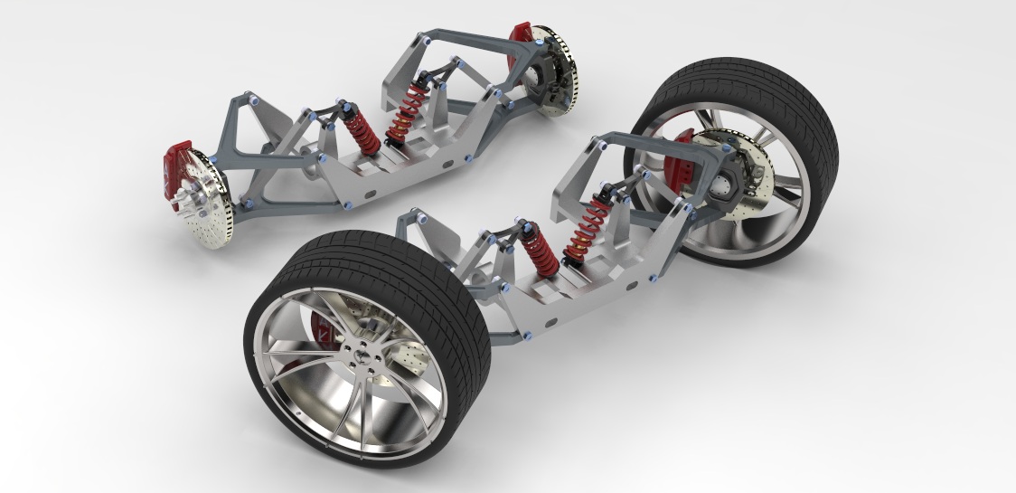 推杆悬架系统_双叉骨悬架