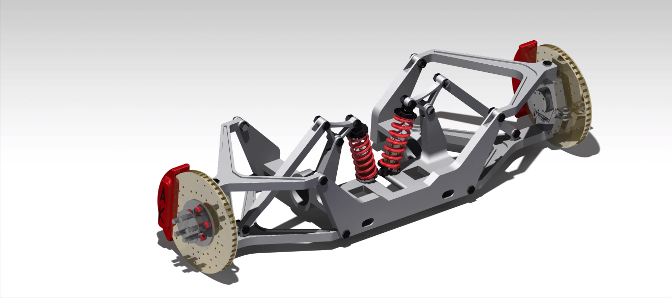 推杆悬架系统_双叉骨悬架