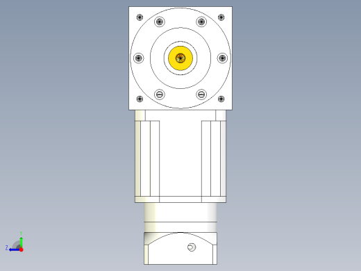 换向器PW170双轴 PLX142-L3 22-110-145-M8.stp右视缩略图