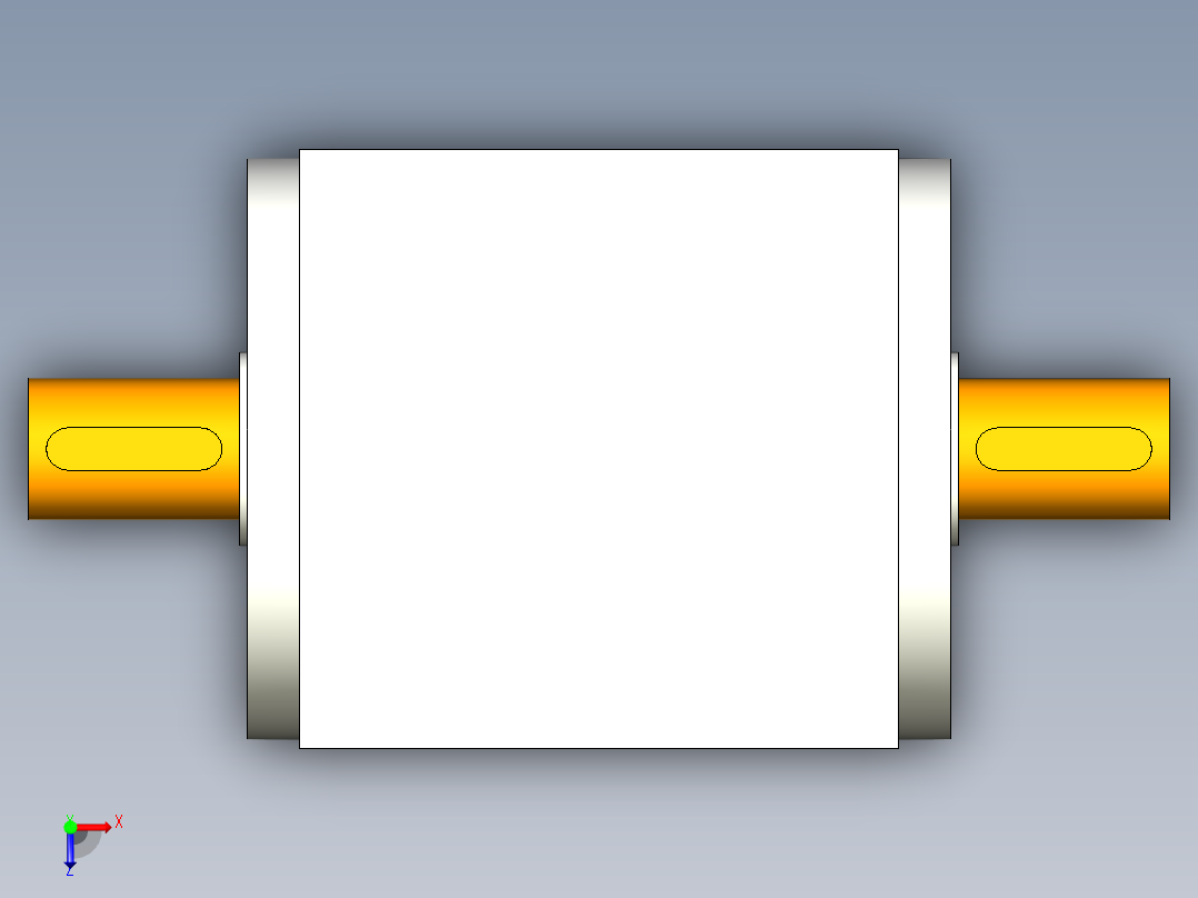 换向器PW170双轴 PLX142-L3 22-110-145-M8.stp俯视图
