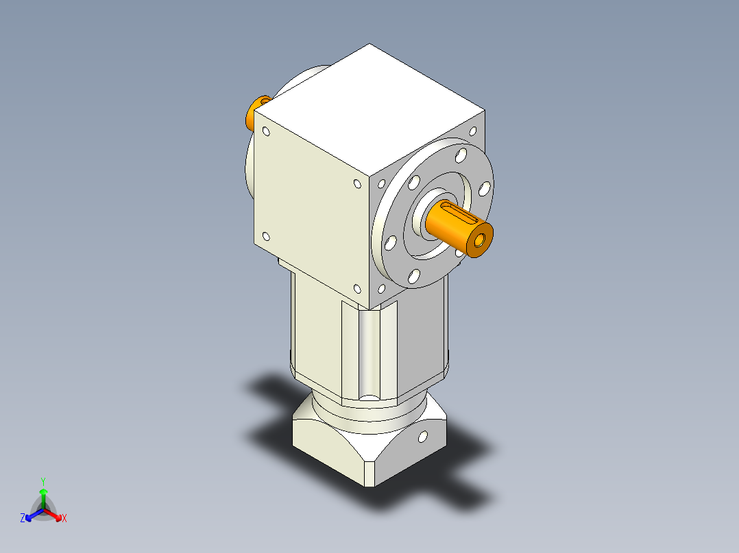 换向器PW170双轴 PLX142-L3 22-110-145-M8.stp正等轴测图