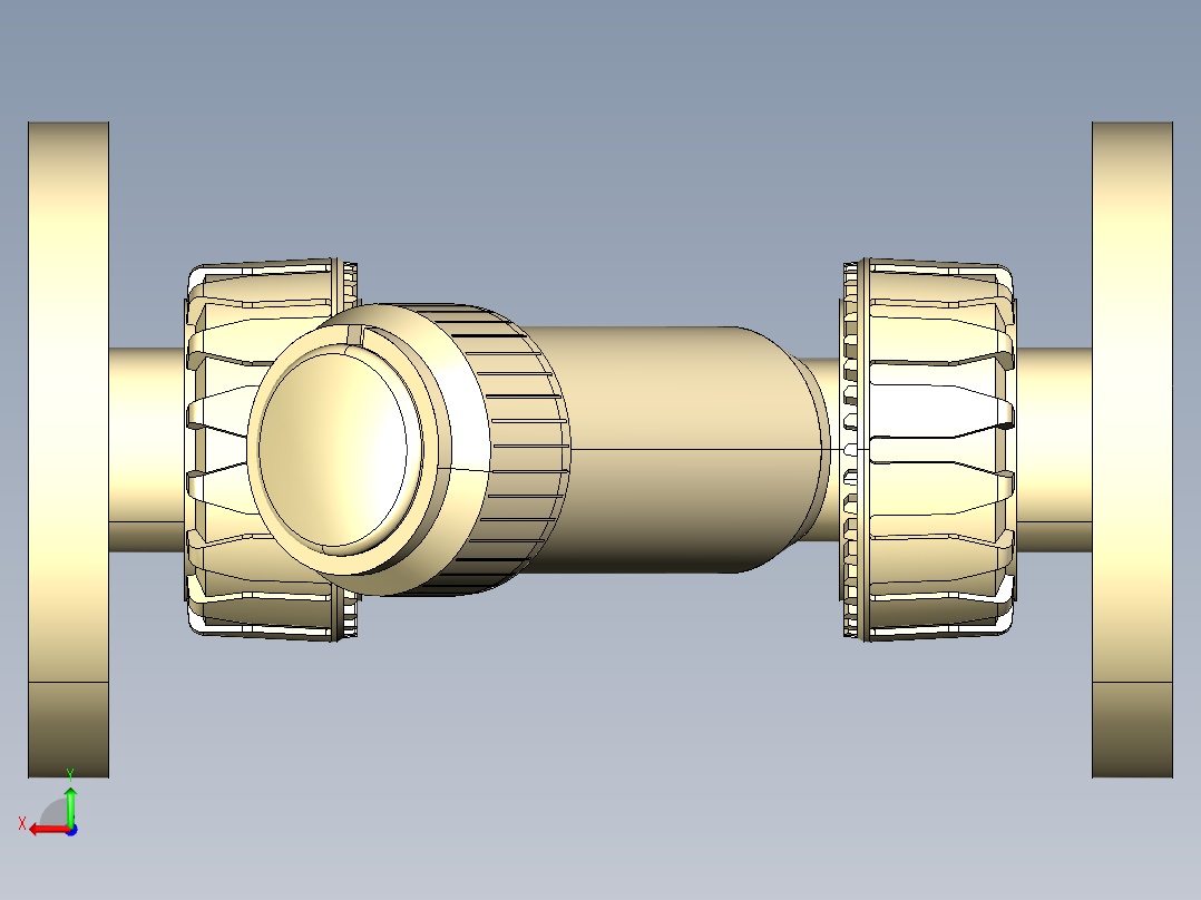 4RVUOM 女性联盟的结束和固定法兰过滤器沉积物，钻ENISO DIN PN10 16后视图