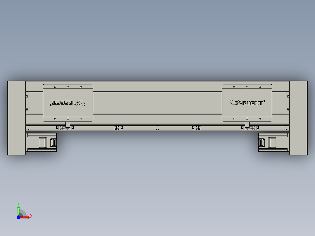 威洛博双电机滑台-VC14D2-S150-BLR-P40-C6前视图