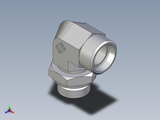 卡套式工业通用硬管接头EO_Adjustable_Locknut_elbow_WEE22LROMDCF
