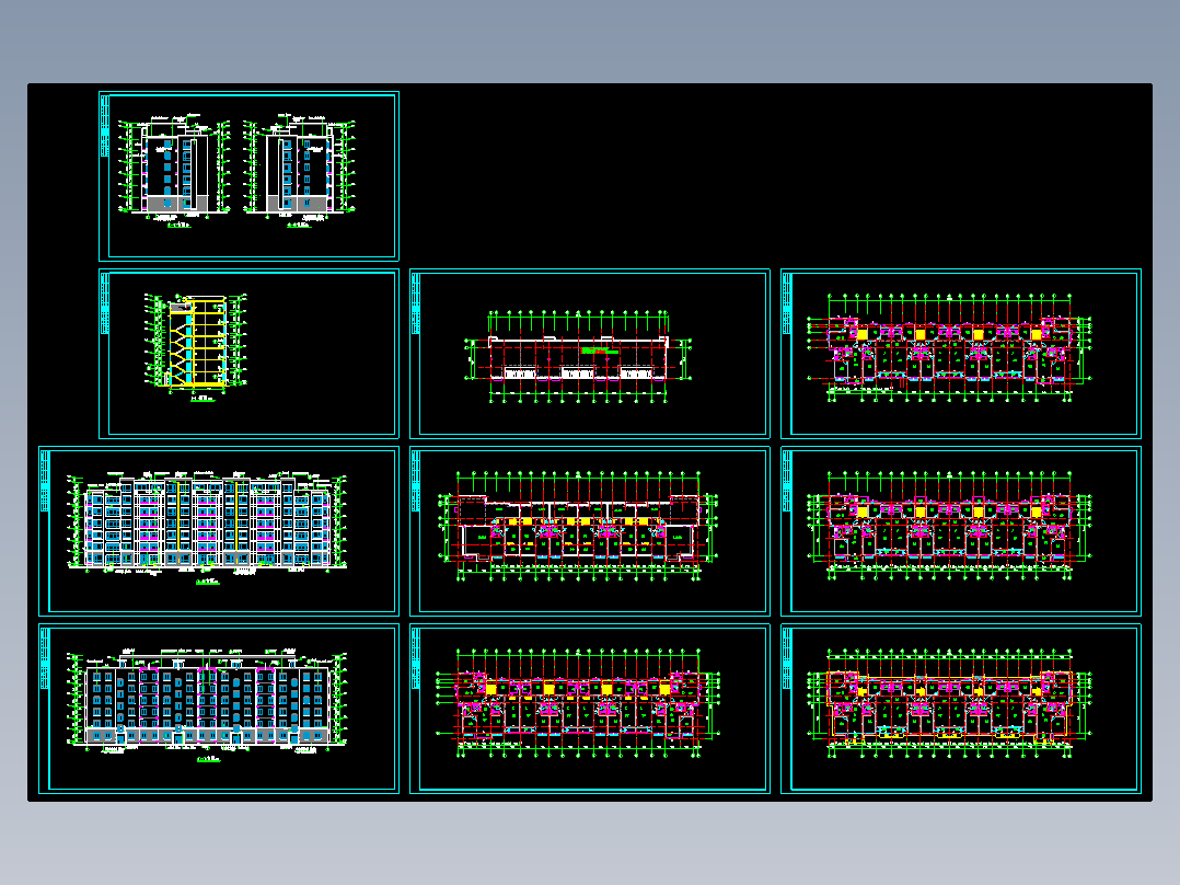 多层住宅楼施工图.dwg
