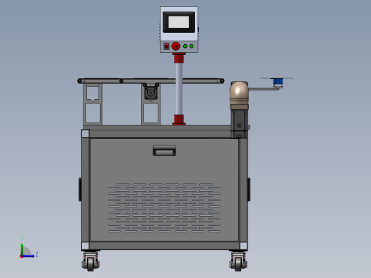 5道翻片机sw18可编辑左视缩略图