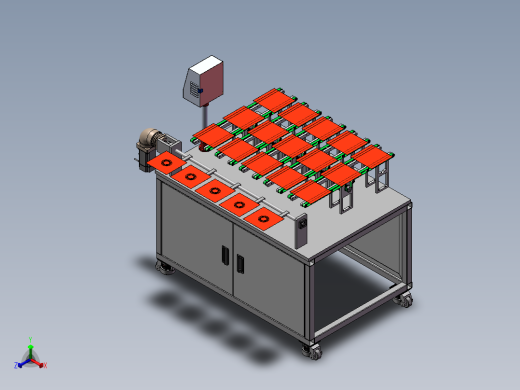 5道翻片机sw18可编辑正等轴测缩略图