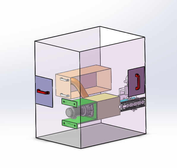 折叠伞甩干打包机solidworks2022