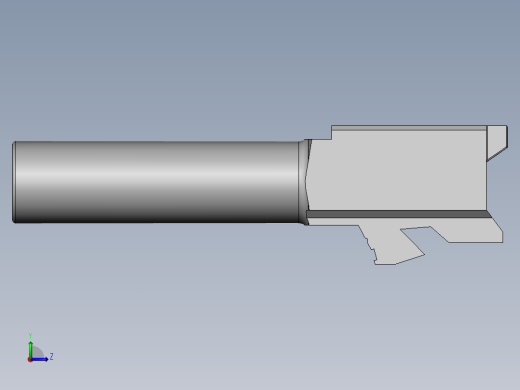 手枪左视缩略图