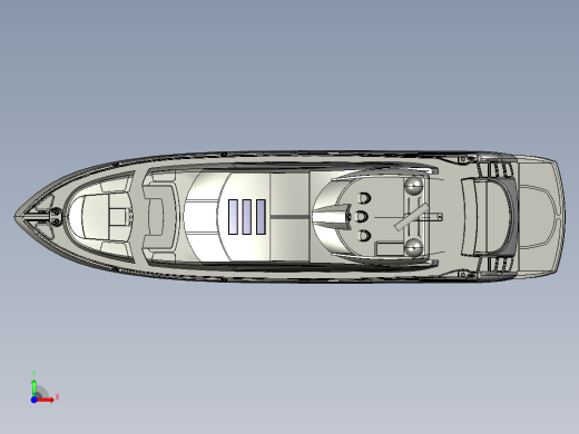 Sunseeker Predator 84 豪华游艇设计前视缩略图
