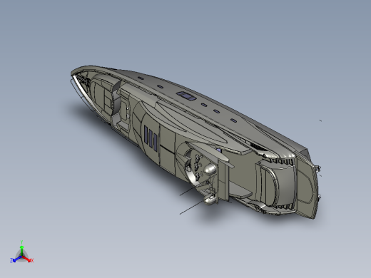 Sunseeker Predator 84 豪华游艇设计正等轴测缩略图