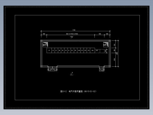 图10-2  电气平面布置图（KB-5-D1-02）