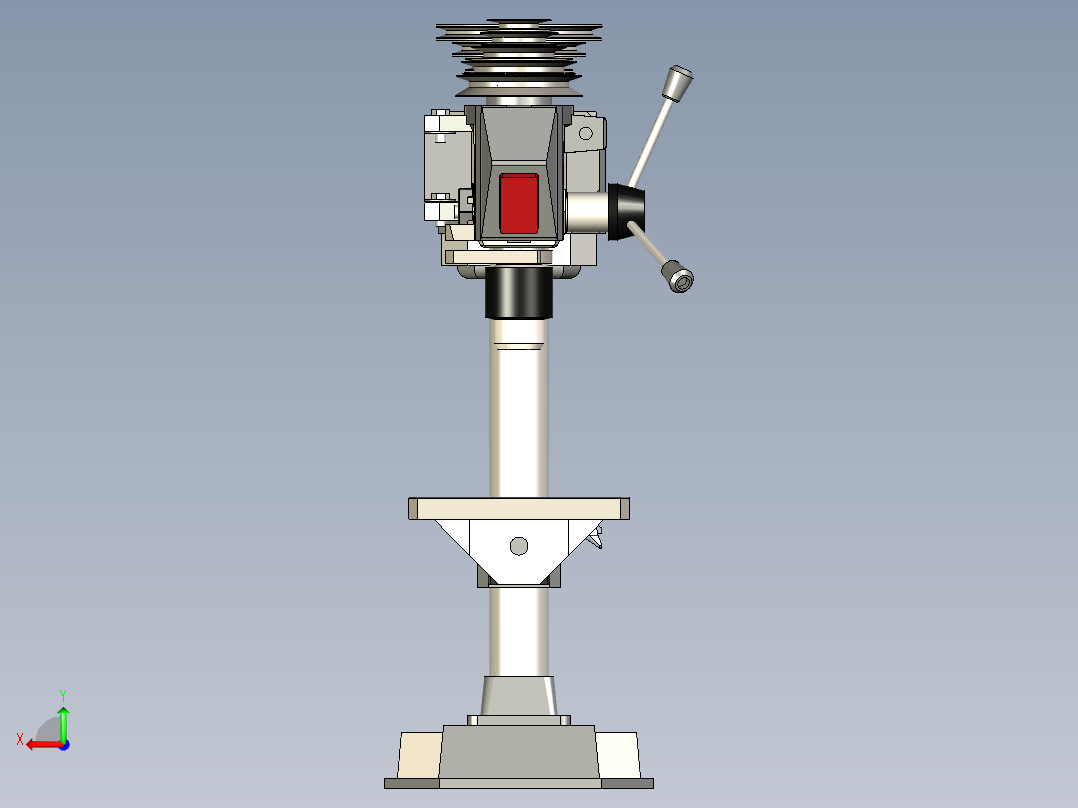 B3004108-台钻钻床后视图