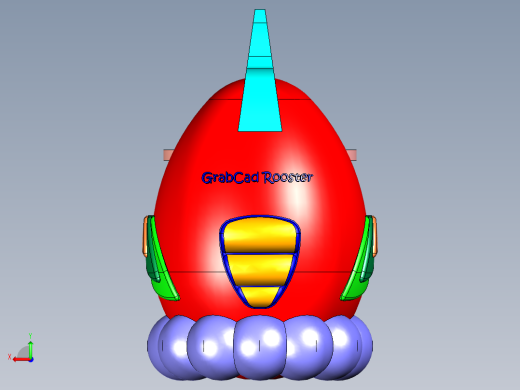 B2004441-GrabCad 鸡玩具后视缩略图