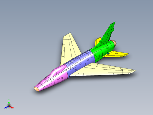 B3004162-北美F-100D超级佩刀战斗机