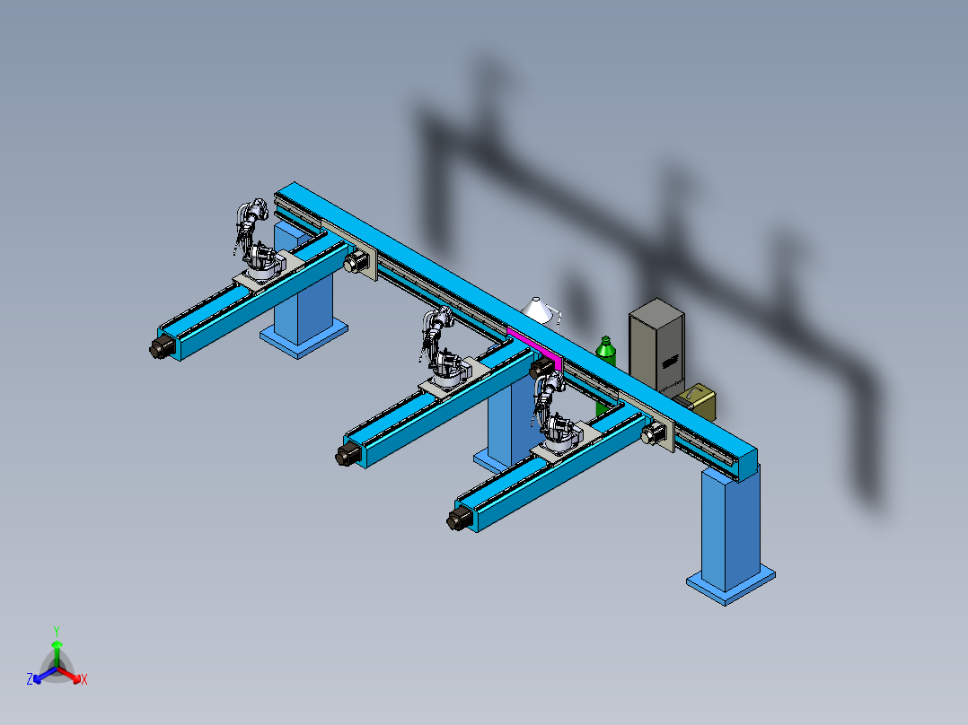 多工位桁架焊接机械手