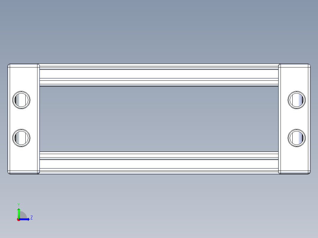 光纤激光器13型枪式系统左视图