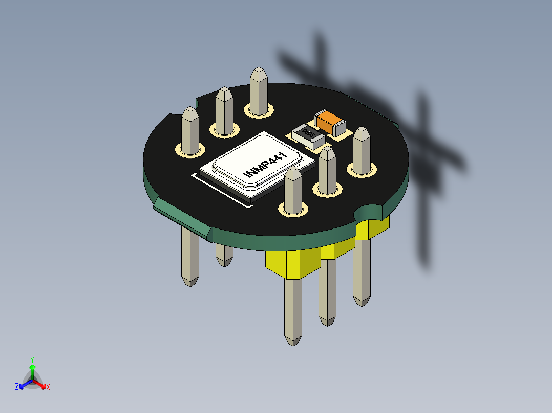 INMP441全向数字麦克风模块模型