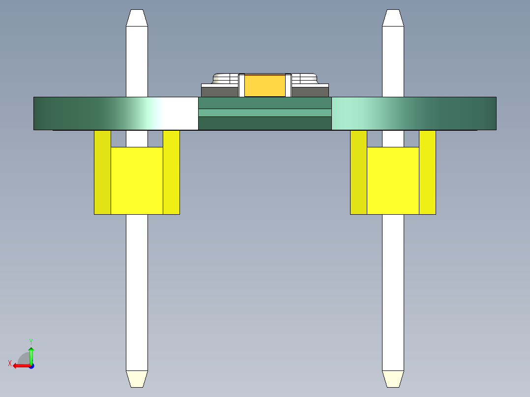 INMP441全向数字麦克风模块模型后视图