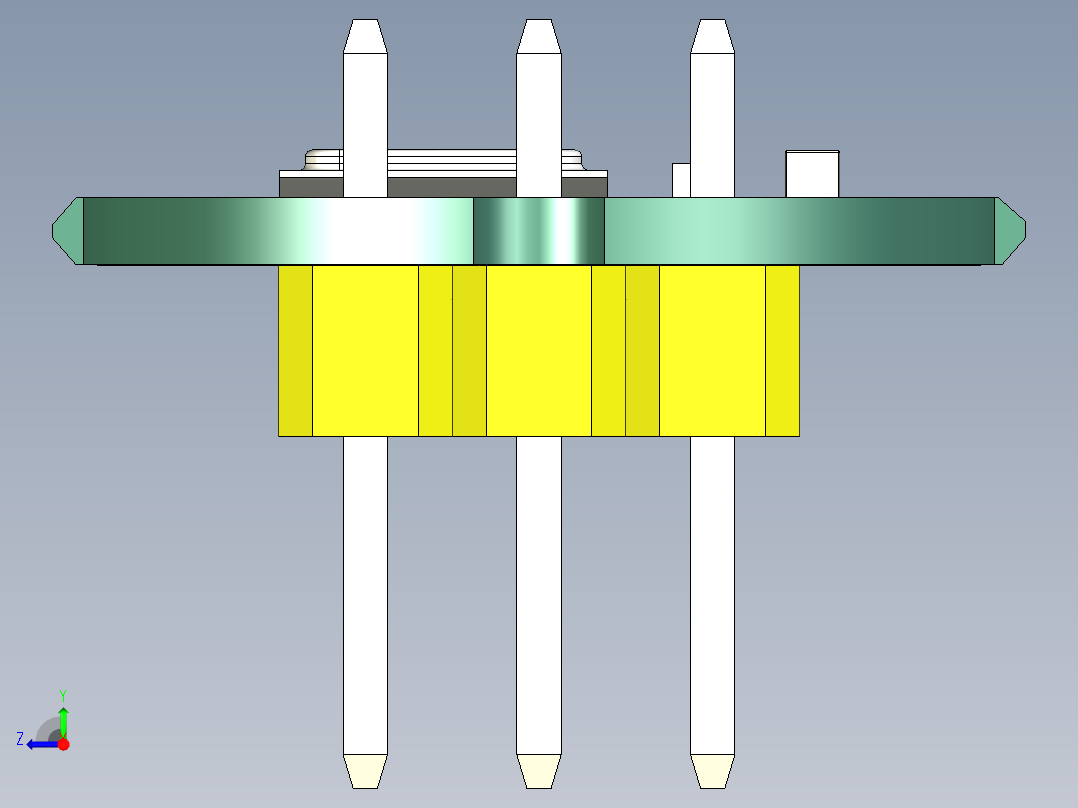 INMP441全向数字麦克风模块模型右视图