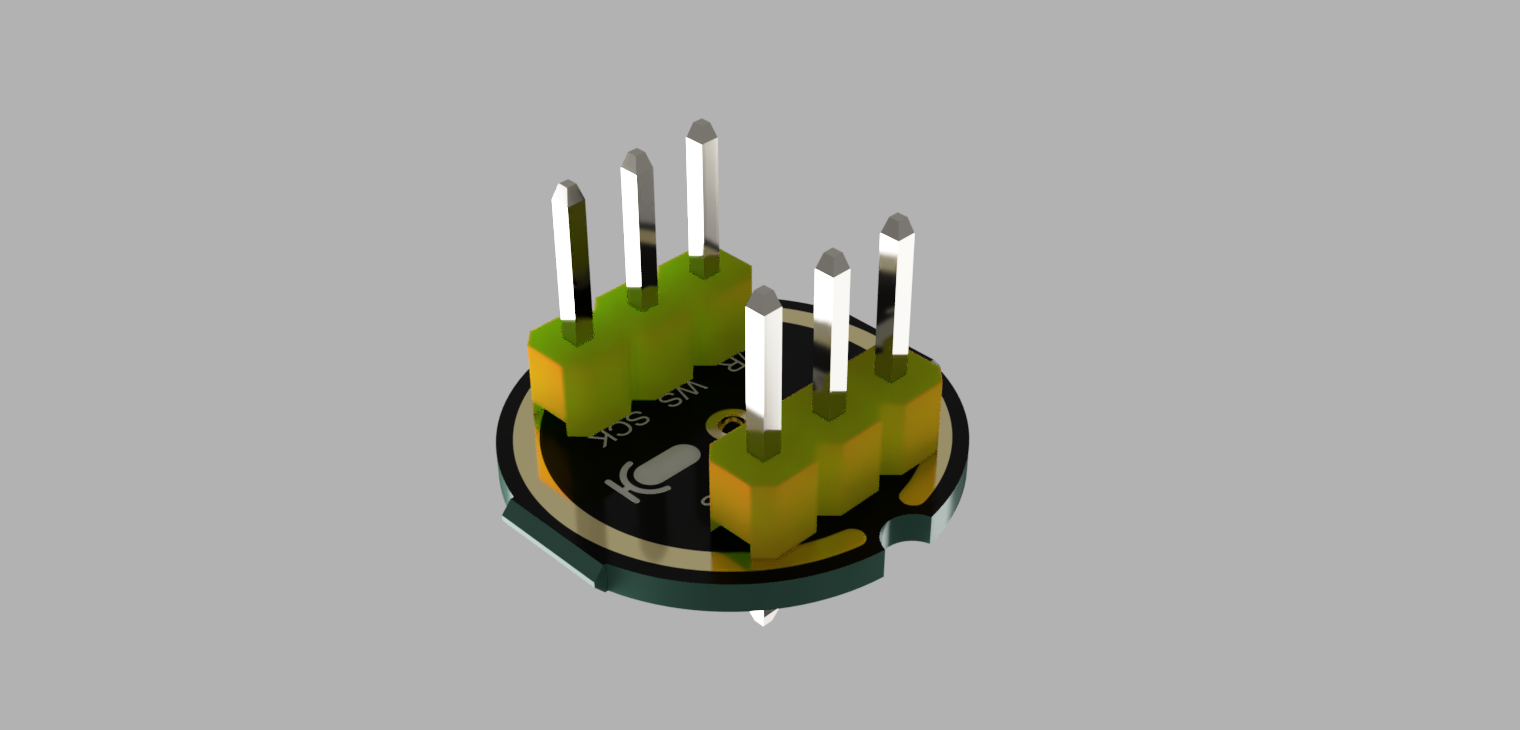 INMP441全向数字麦克风模块模型