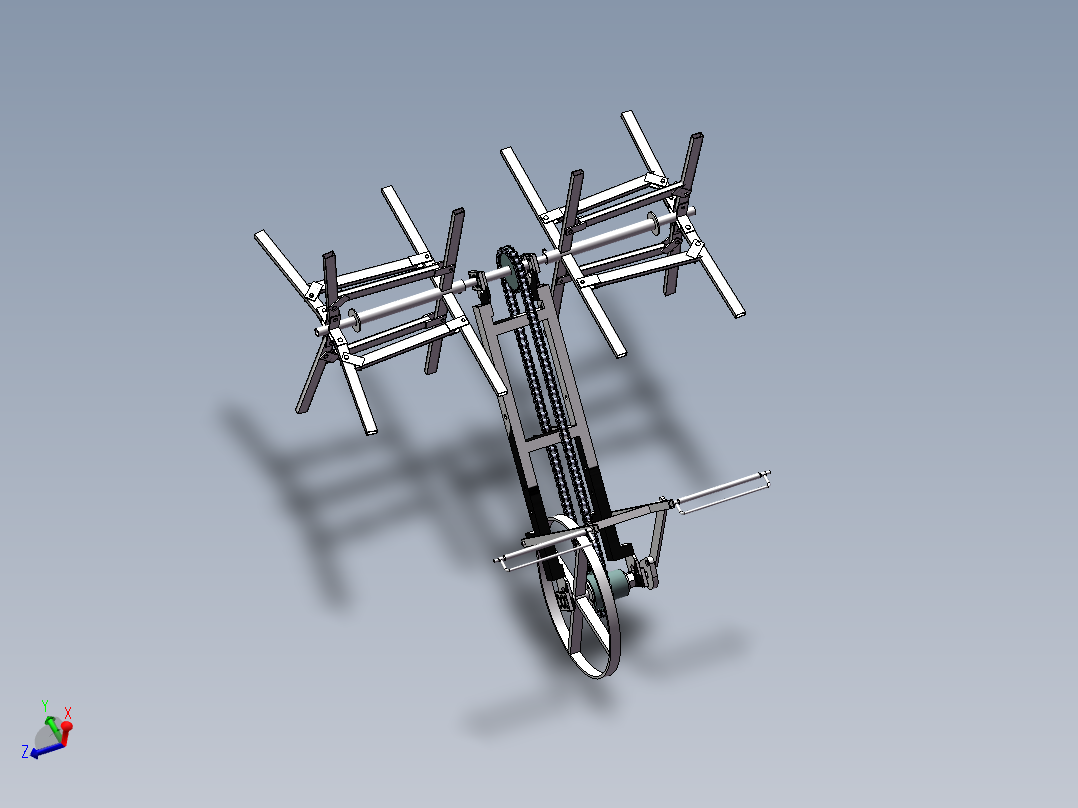 滴灌带回收机的设计含开题、SW三维及6张CAD图