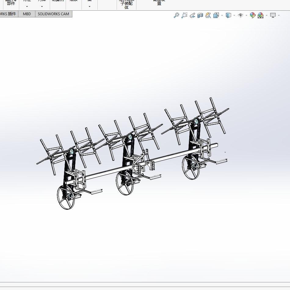 滴灌带回收机的设计含开题、SW三维及6张CAD图