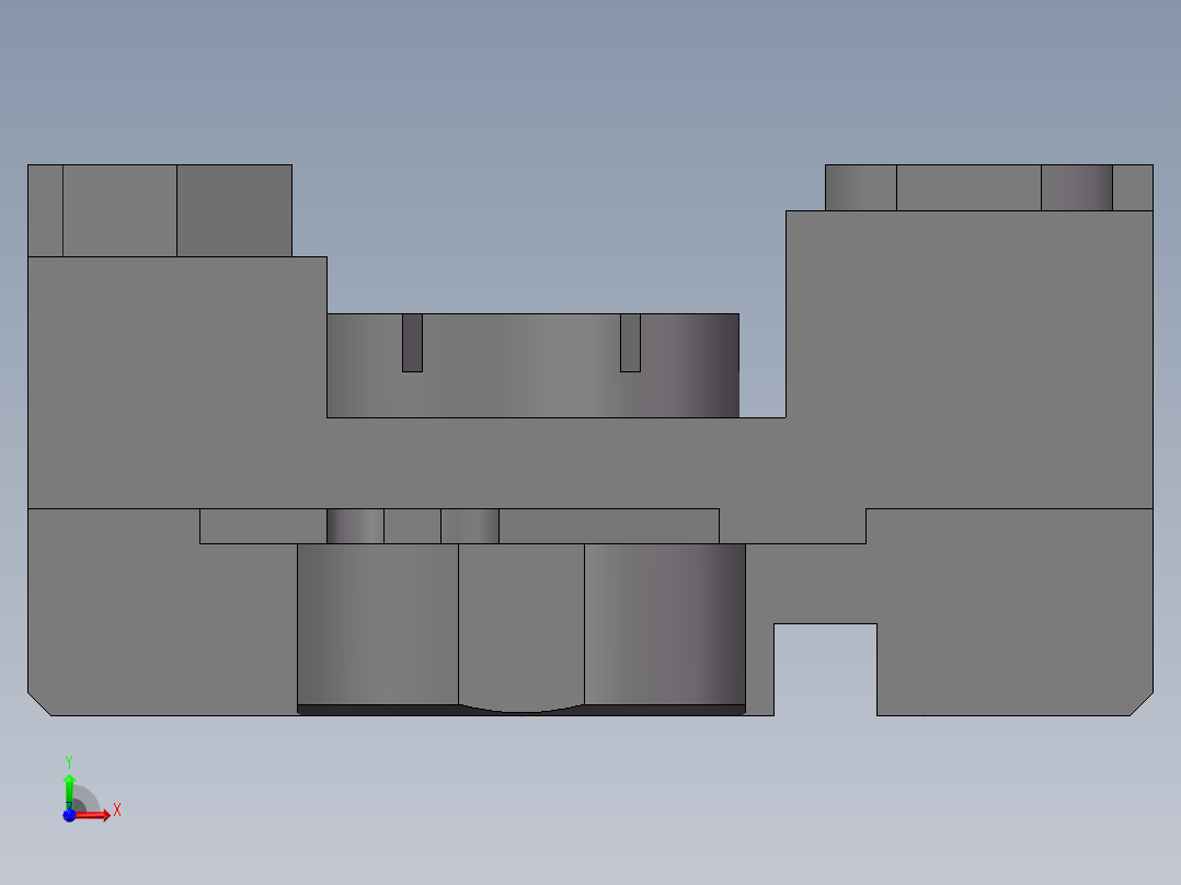 练习模型前视图