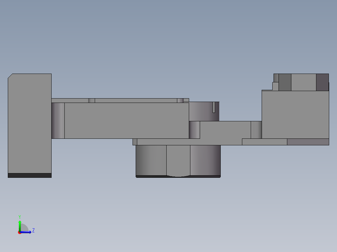 练习模型左视图