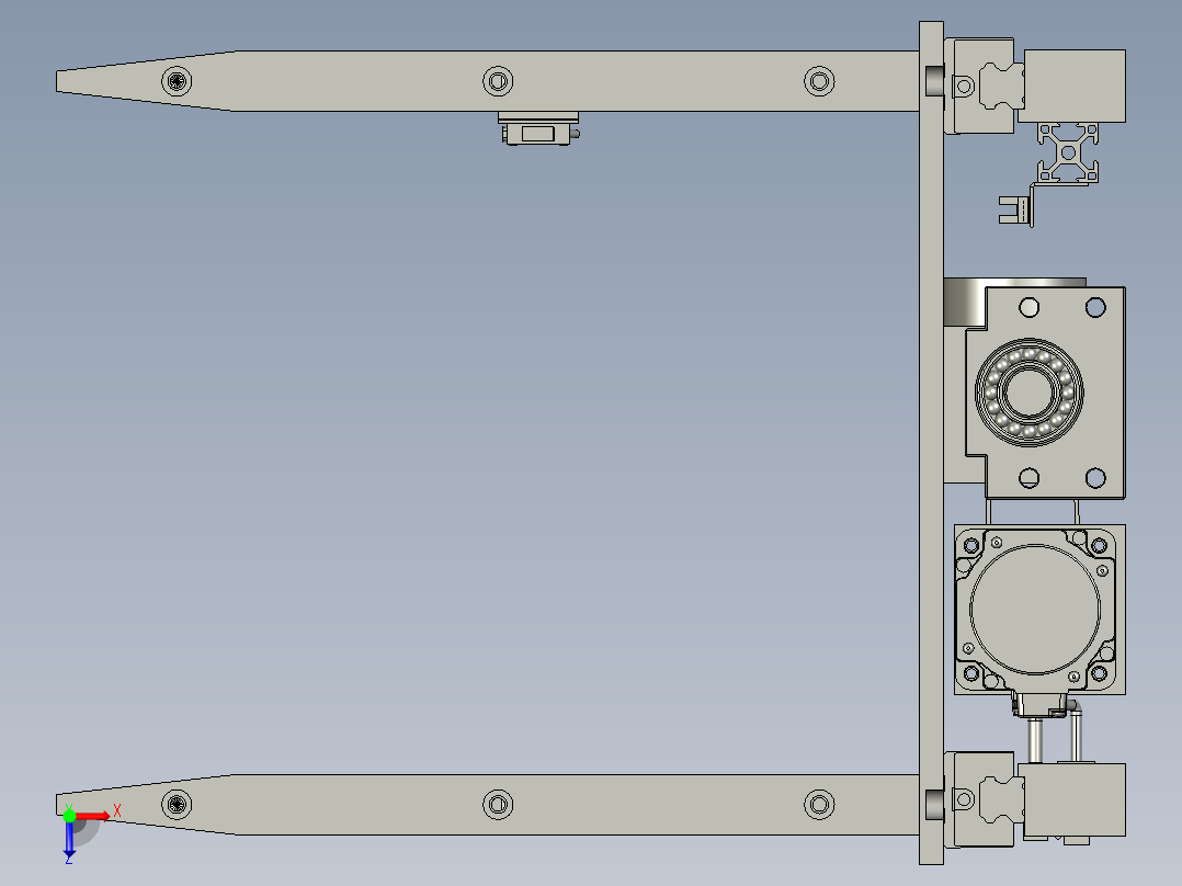 NJYL160-206-104-00LIFT升降机构俯视图