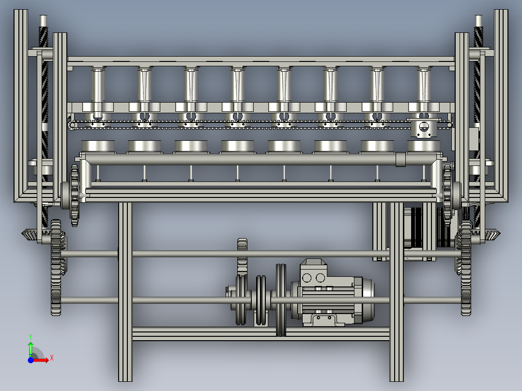 山楂去核切片两步操作一体机前视图